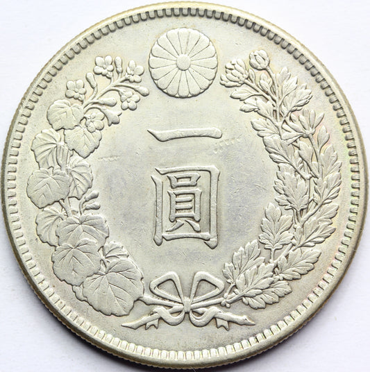 YEN JAPONIA 1905 SMOK MUTSUHITO SUPER STAN RZADKA
