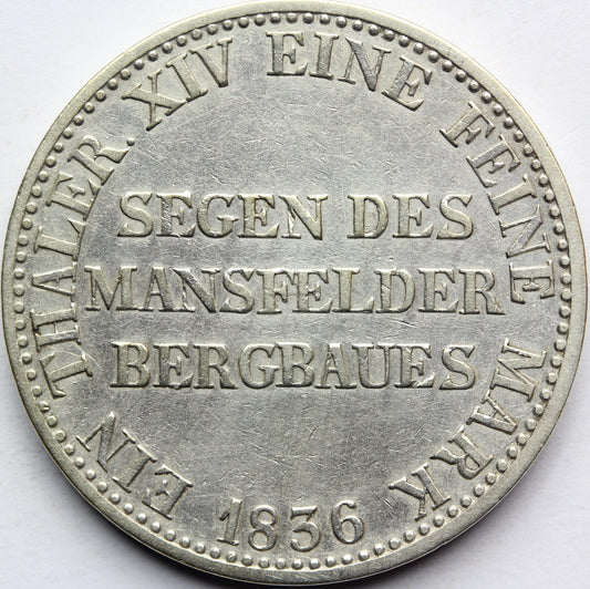 TALAR GÓRNICZY PRUSY 1836 A FRYDERYK WILHELM III Nr.3