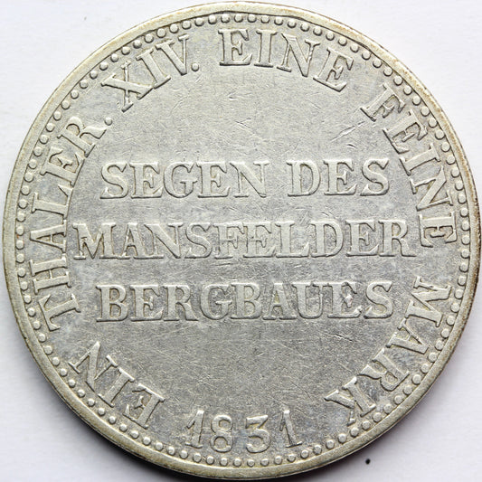 TALAR GÓRNICZY PRUSY 1831 A FRYDERYK WILHELM III Nr.2