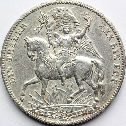 TALAR SAKSONIA 1871 ZWYCIĘSTWO NAD FRANCJĄ Nr.5