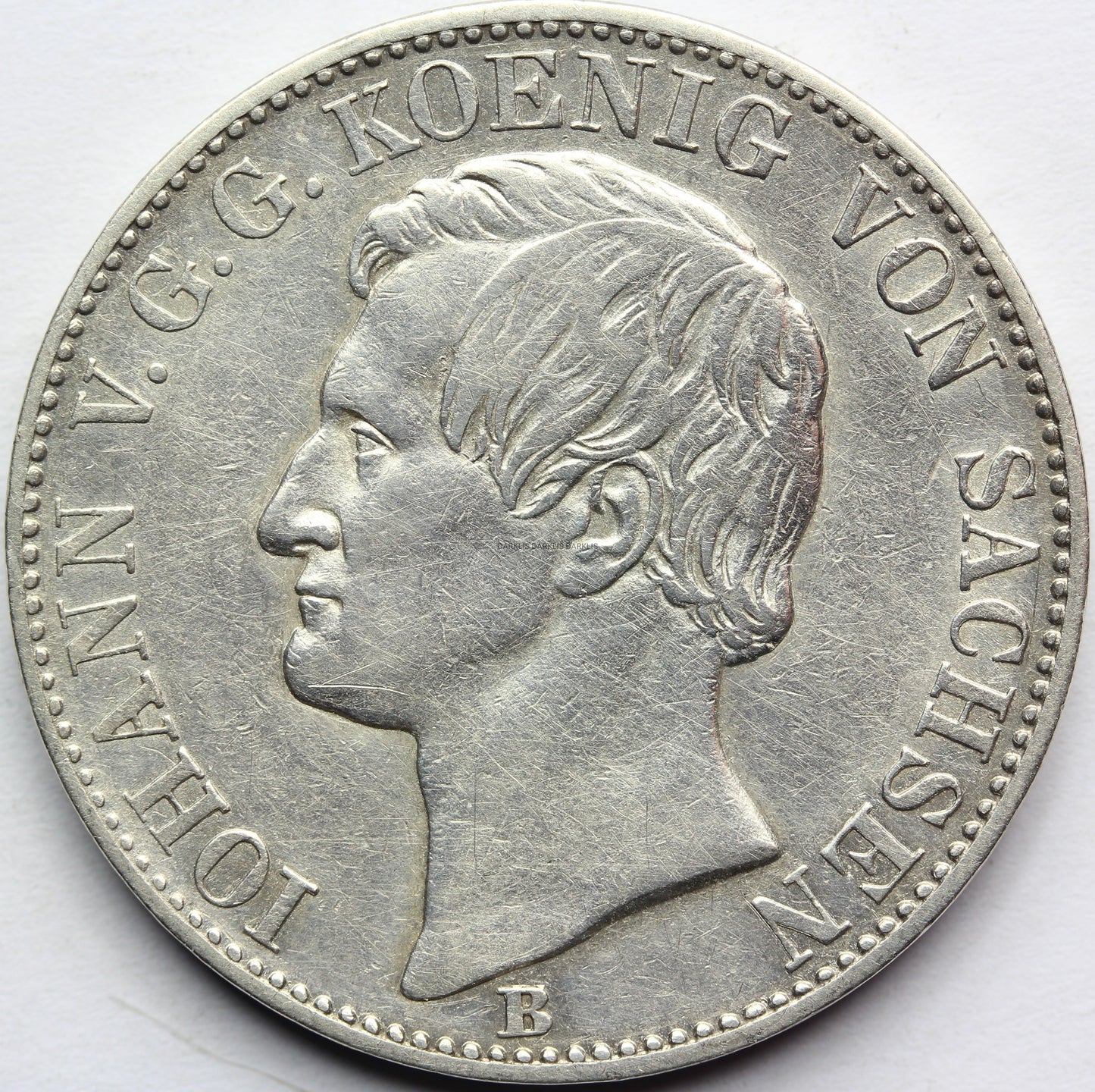 TALAR SAKSONIA 1866 JAN WETTYN HERB Z GÓRNIKAMI Nr.9