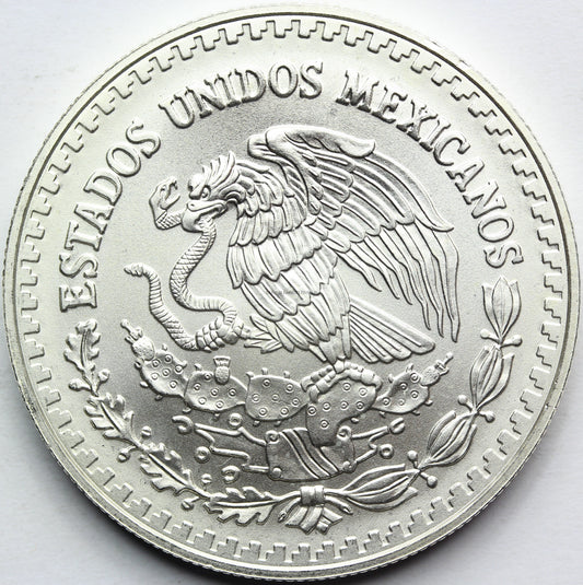 ONZA PLATA PURA MEKSYK 1998 LIBERTAD BOGINI RZADKA Nr.1