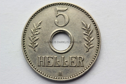5 HELLER NIEMIECKA AFRYKA WSCHODNIA 1913 A RZADKA