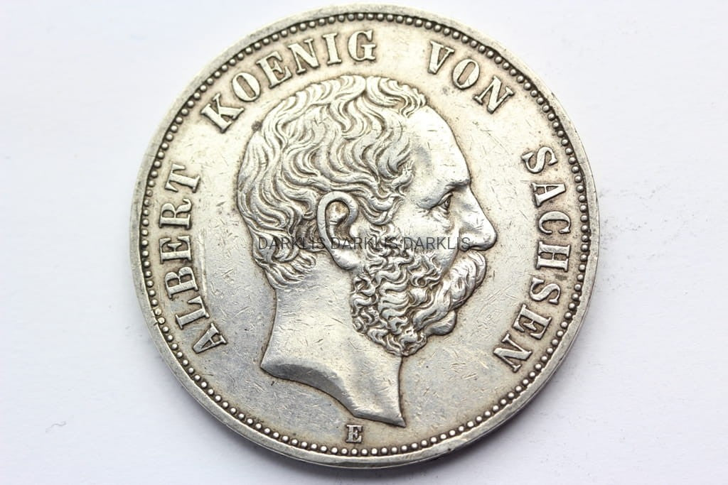 5 MAREK KAISERREICH SAKSONIA 1894 E- ALBERT STAN!!