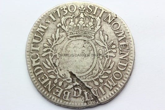 ECU FRANCJA 1730 D LUDWIK XV