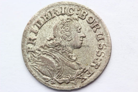 2 GROSCHEL ŚLĄSK WROCŁAW 1753 FRYDERYK II A2