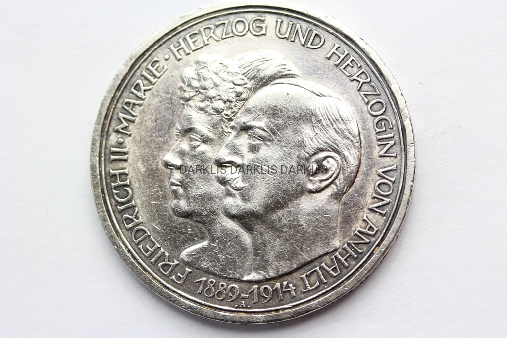 3 MARKI KAISERREICH ANHALT 1914 - FRYDERYK i MARIA