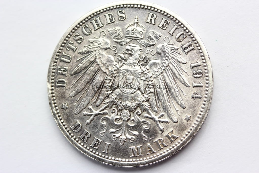 3 MARKI KAISERREICH ANHALT 1914 - FRYDERYK i MARIA