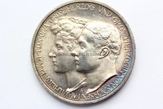 3 MARKI KAISERREICH SAKSONIA EISENACH 1910 - ŚLUB
