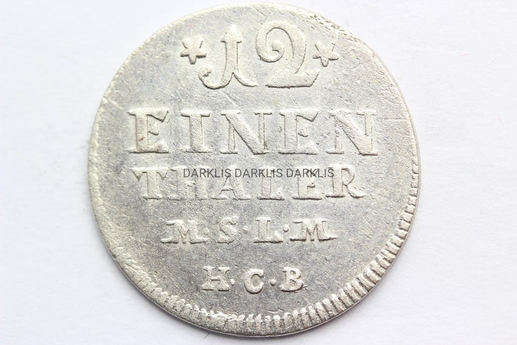 1/12 TALARA 1751 MECKLENBURG STRELITZ FRYDERYK IV
