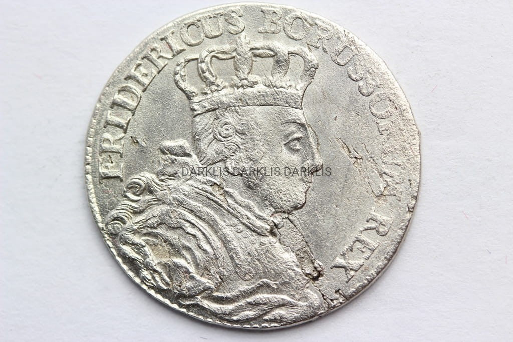 SZÓSTAK 1757 C CLEVE NIEMCY FRYDERYK II WIELKI S1-