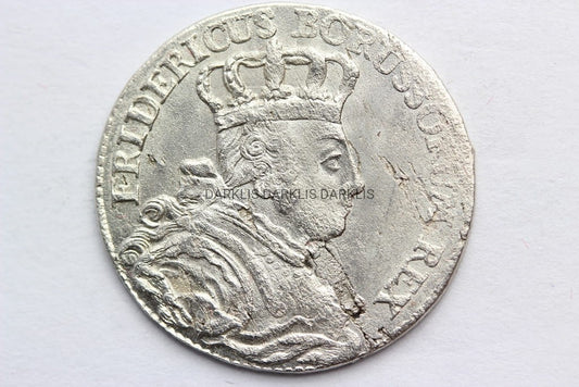 SZÓSTAK 1757 C CLEVE NIEMCY FRYDERYK II WIELKI S1-