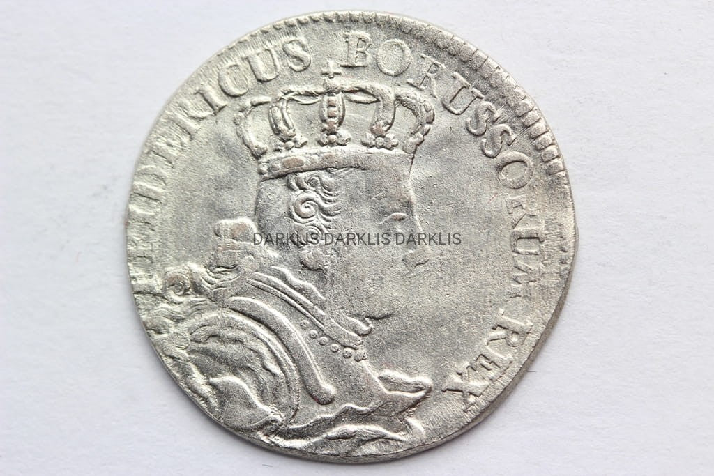 SZÓSTAK 1757 C CLEVE NIEMCY FRYDERYK II WIELKI S2+