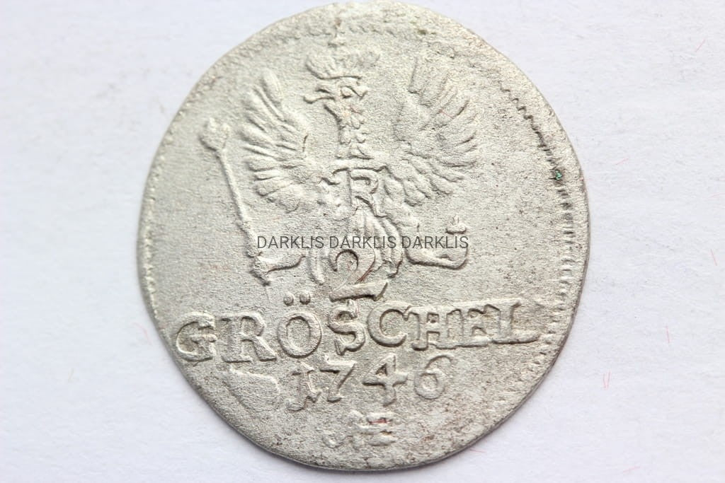 2 GROSCHEL 1746 WROCŁAW PRUSY FRYDERYK II S.2