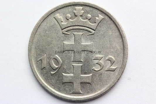 GULDENA WOLNE MIASTO GDAŃSK 1932 ORYGINAŁ STAN!