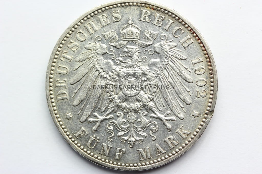 5 MAREK KAISERREICH SAKSONIA 1902 E ALBERT WETTYN