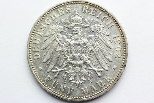 5 MAREK KAISERREICH SAKSONIA 1902 E ALBERT WETTYN