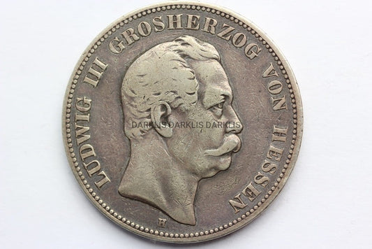 5 MAREK KAISERREICH HESJA 1875 - LUDWIG III STAN!