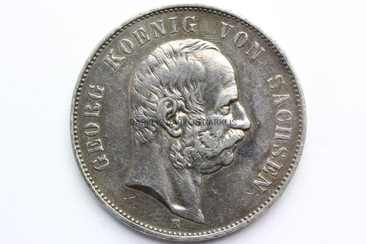 5 MAREK KAISERREICH SAKSONIA 1903-E- GEORG STAN!!