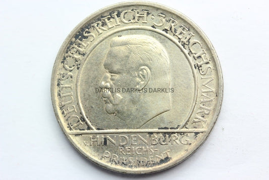 3 MARKI WEIMAR 1929 A HINDENBURG KONSTYTUCJA Nr 5