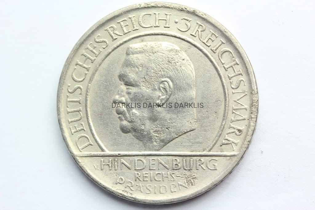 3 MARKI WEIMAR 1929 A HINDENBURG KONSTYTUCJA Nr 4