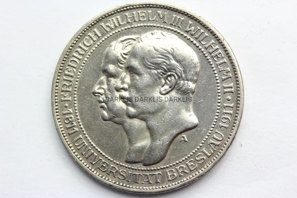 3 MARKI KAISERREICH 1911 UNIWERSYTET WE WROCŁAW N3