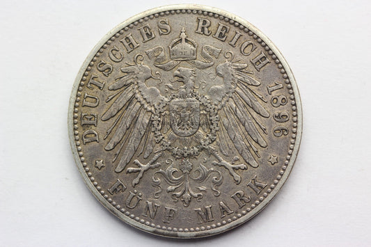 5 MAREK KAISERREICH BAWARIA 1896 BARDZO RZADKA !!