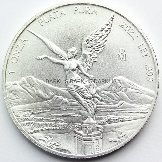 ONZA PLATA PURA MEKSYK 2022 BOGINI LIBERTAD Ag Oz