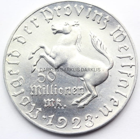 50 MLN MAREK NIEMCY WESTFALIA 1923 STEIN KOŃ nr.4