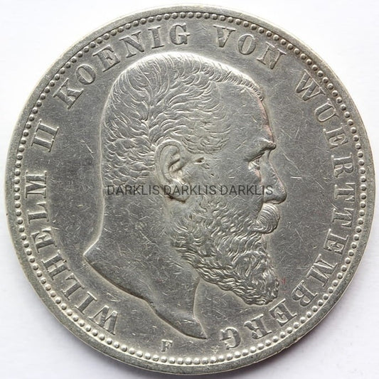 5 MAREK KAISERREICH WIRTEMBERGIA 1903 WILHELM Nr.1