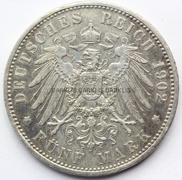 5 MAREK KAISERREICH BAWARIA 1902 OTTO RZADSZA Nr.2