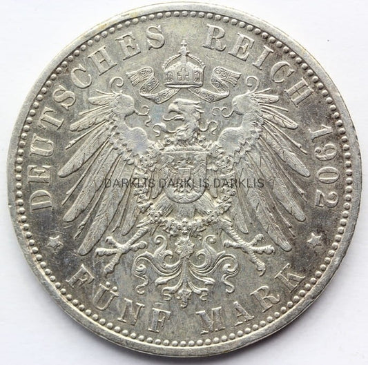 5 MAREK KAISERREICH BAWARIA 1902 OTTO RZADSZA Nr.2