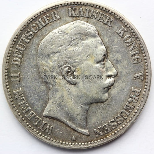 5 MAREK KAISERREICH PRUSY 1899 WILHELM II Nr.2