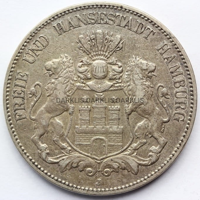5 MAREK KAISERREICH HAMBURG 1903 RZADSZA Nr.1