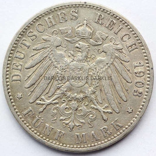 5 MAREK KAISERREICH HAMBURG 1903 RZADSZA Nr.1