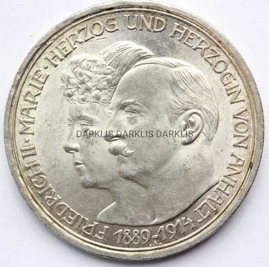 3 MARKI KAISERREICH ANHALT 1914 FRYDERYK i MARIA Nr.1