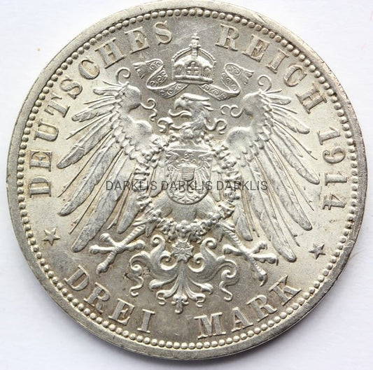 3 MARKI KAISERREICH ANHALT 1914 FRYDERYK i MARIA Nr.1