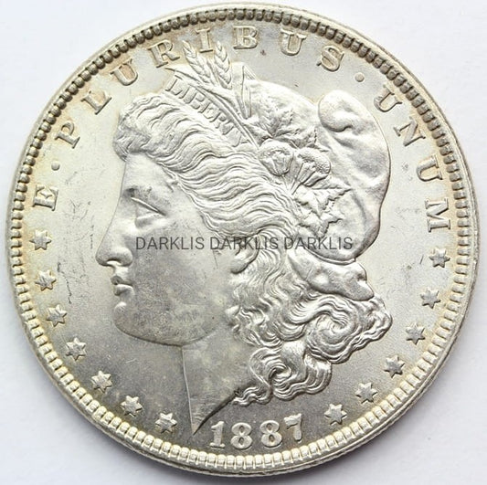 MORGAN DOLLAR USA 1887 LIBERTY EAGLE SUPER STAN!