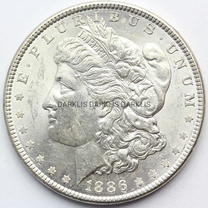 MORGAN DOLLAR USA 1886 LIBERTY EAGLE STAN!! Nr2