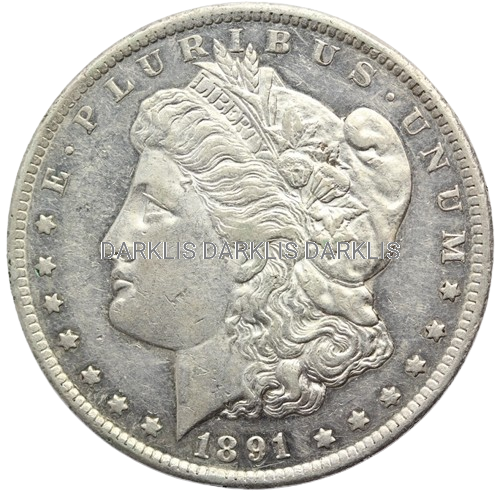 MORGAN DOLLAR USA 1891 CC LIBERT RZADKA SUPER STAN