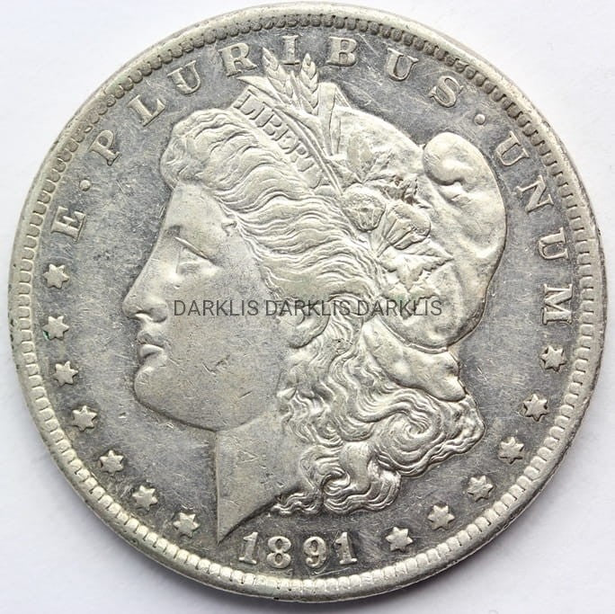 MORGAN DOLLAR USA 1891 CC LIBERT RZADKA SUPER STAN