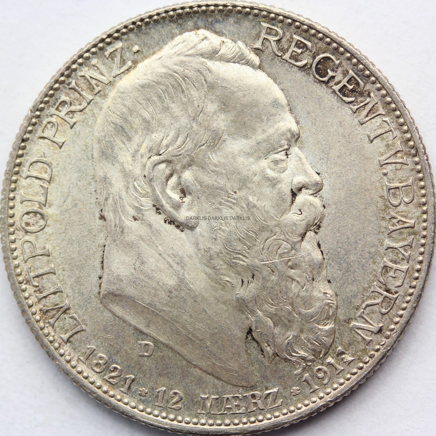 2 MARKI BAWARIA 1911 LUITPOLD 90 URODZINY Nr 7