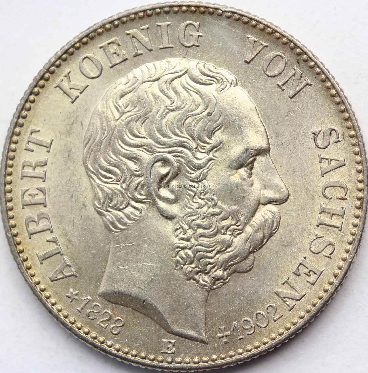 2 MARKI KAISERREICH SAKSONIA 1902 ALBERT DATA Nr 7