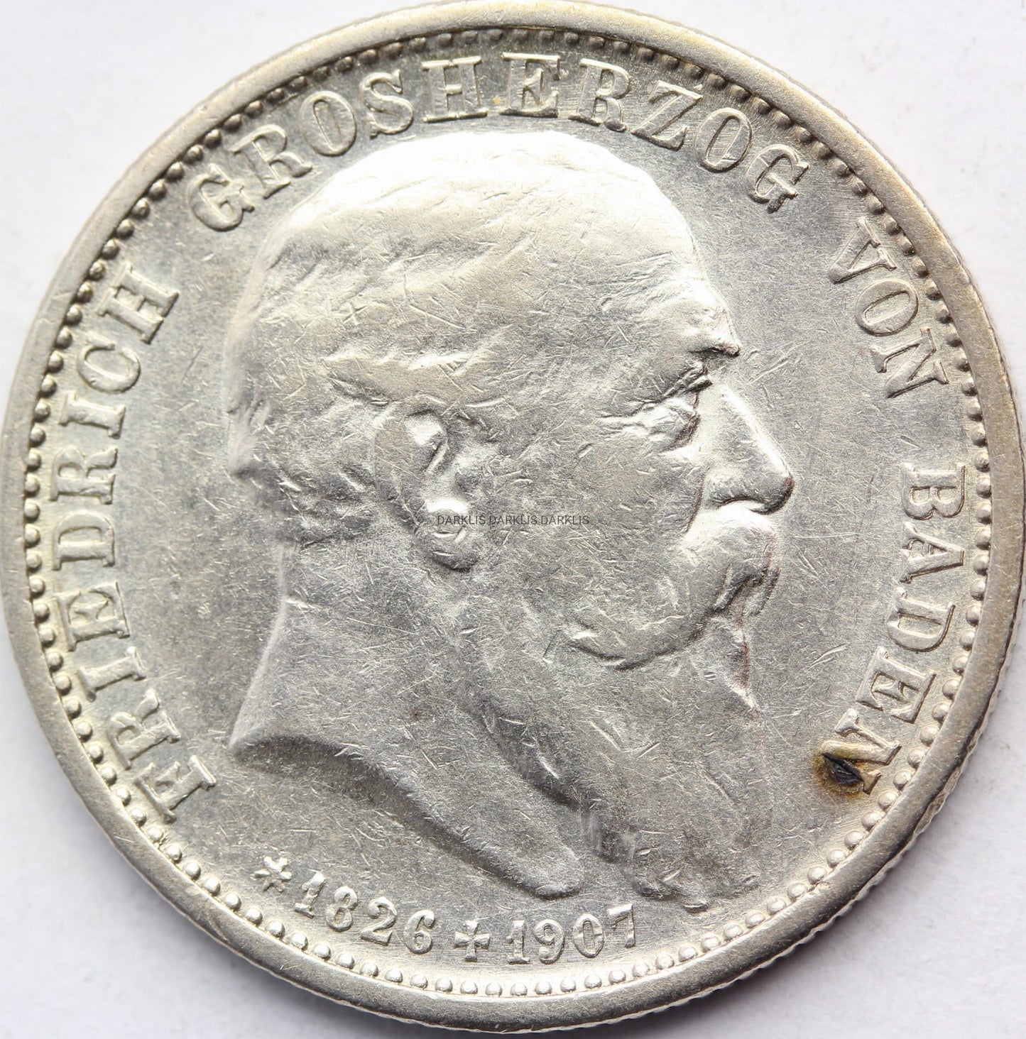 2 MARKI BADENIA KAISERREICH 1907 ŚMIERĆ FRYDERYK I NR4