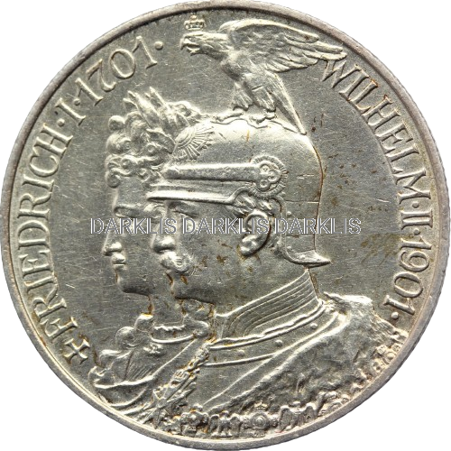 2 MARKI KAISERREICH PRUSY 1901 PARA KRÓLESTWO STAN NR39