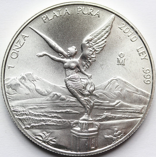 ONZA PLATA PURA MEKSYK 2010 BOGINI WOLNOŚCI LIBERTAD