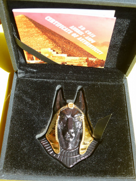 20$ PALAU 2020 EGIPT MASKA ANUBIS 3D 3 OZ RZADKA