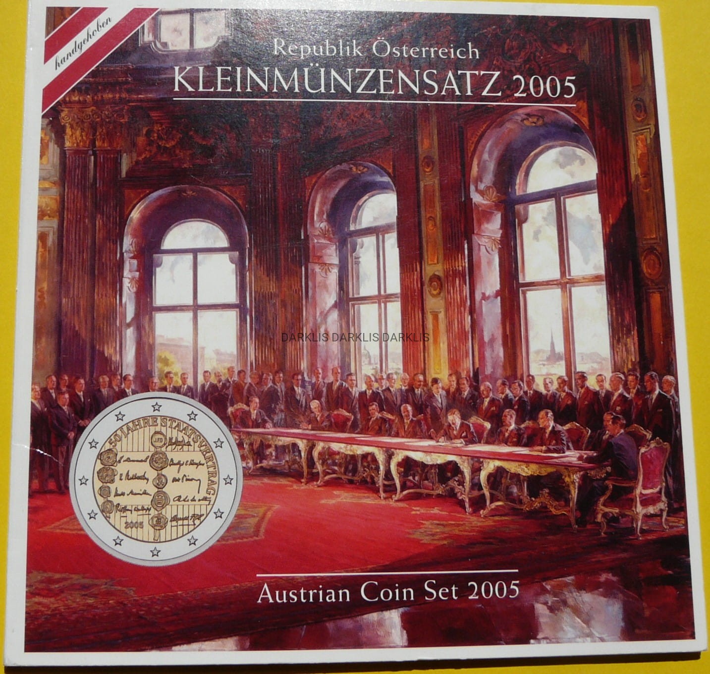 KMS EURO AUSTRIA 2005 OFICJALNE WYDANIE MENNICY UNC