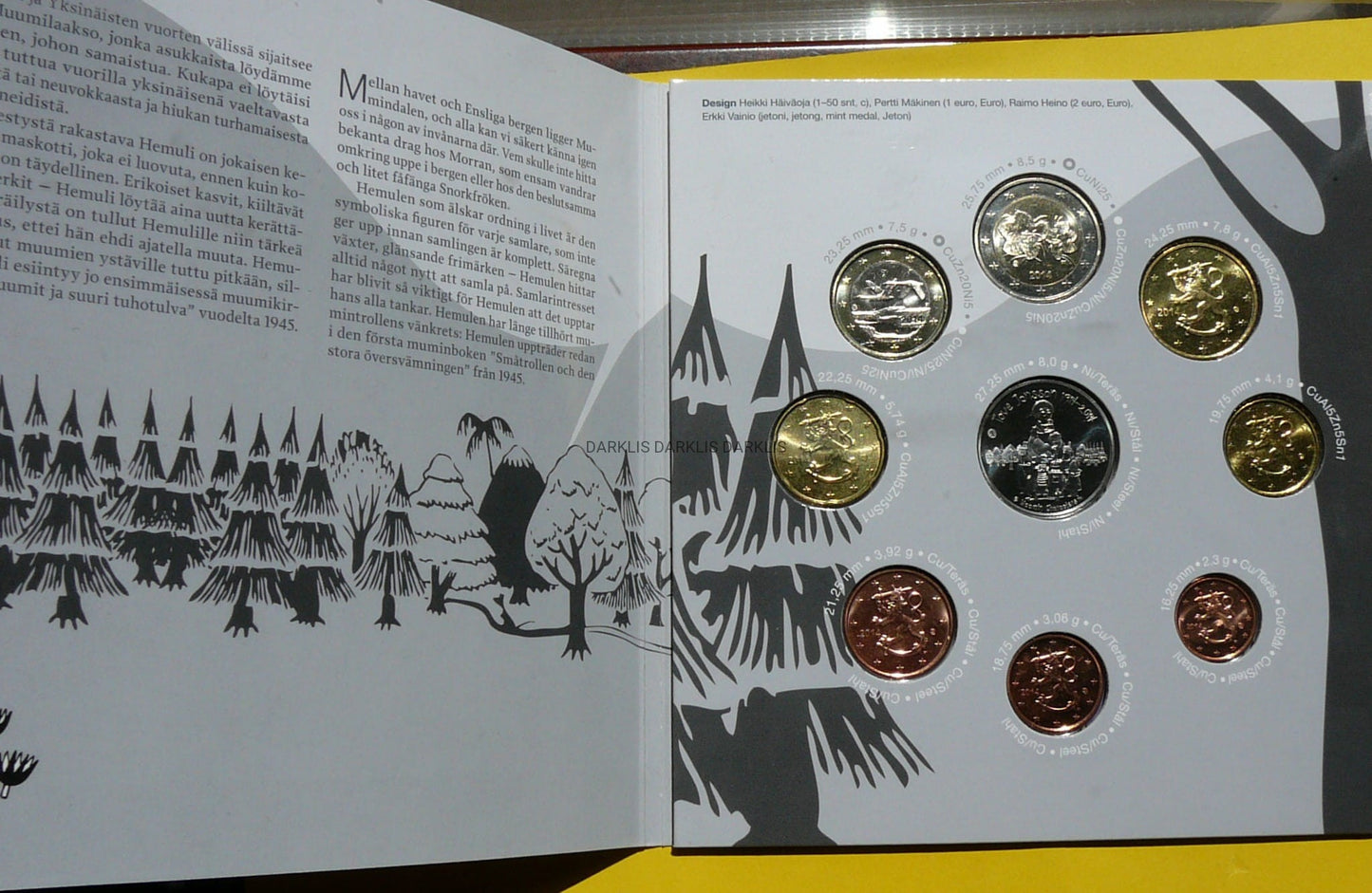 KMS EURO FINLANDIA 2014 - HEMULIN MUMINKI UNC