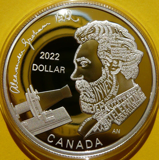1$ KANADA 2022 ALEKSANDER GRAHAM BELL WYNALAZCA